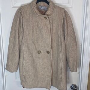 Vintage Freddi-Gail Medium Length Wool Coat Union Made Size S/M